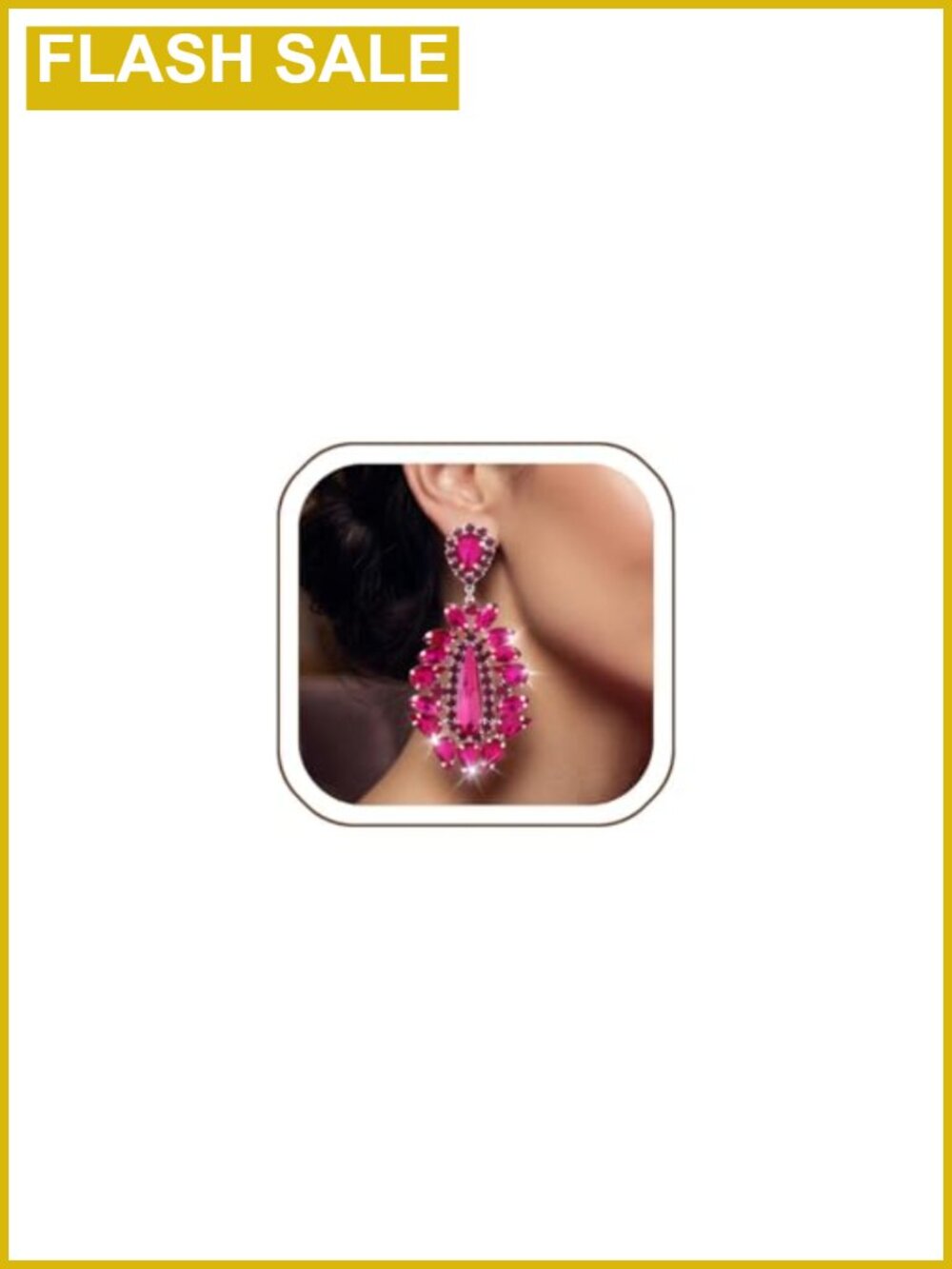 Chandelier Earrings Crystal Rhinestone Drop Dangle Hypoallergenic Women